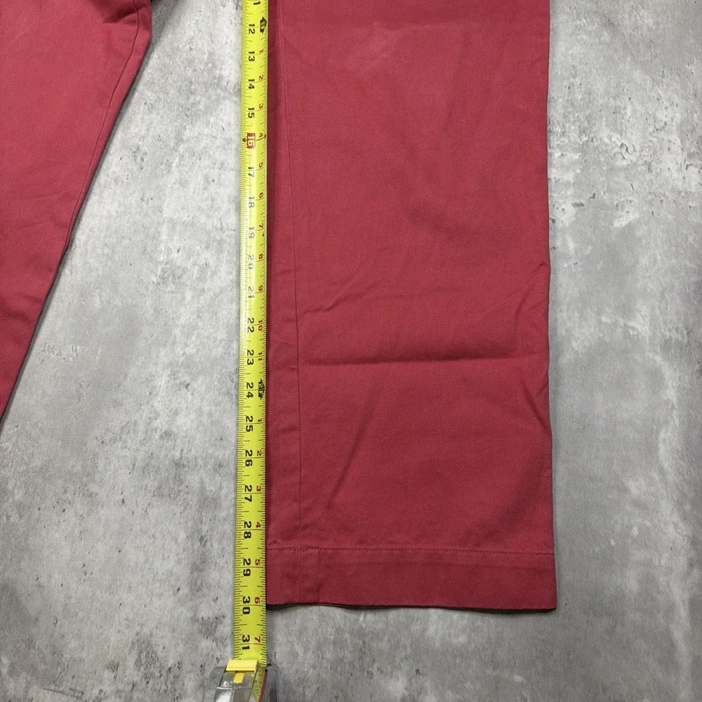 Polo Ralph Lauren Bedford Chino Classic Fit Red Cotton Twill Pants Size 32x30